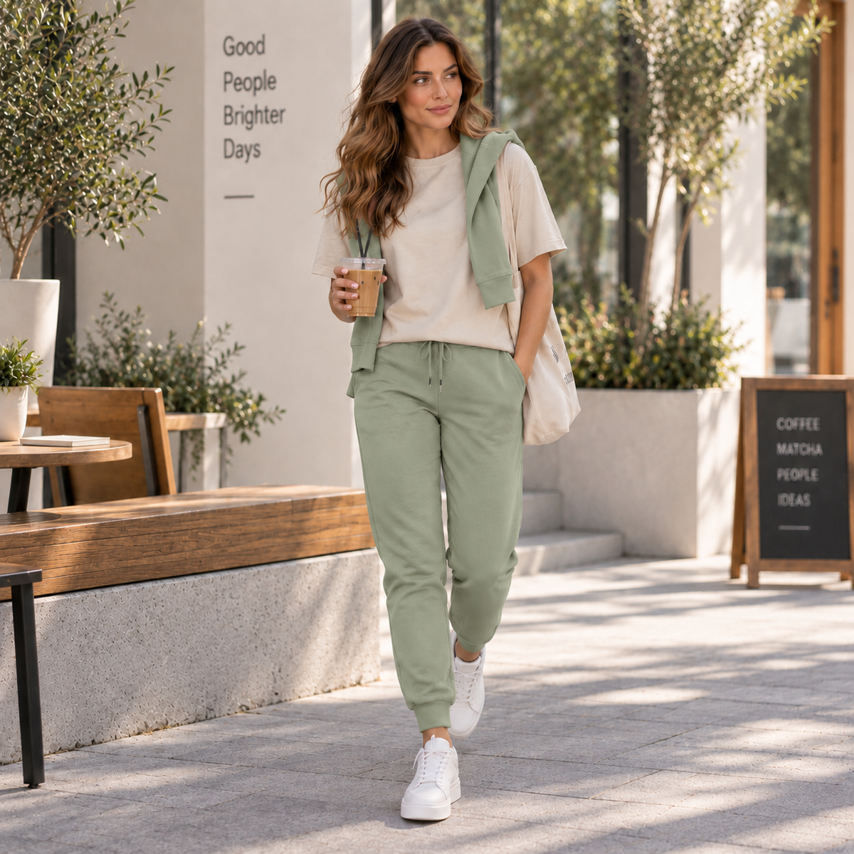 Oliv ženski set trenerki