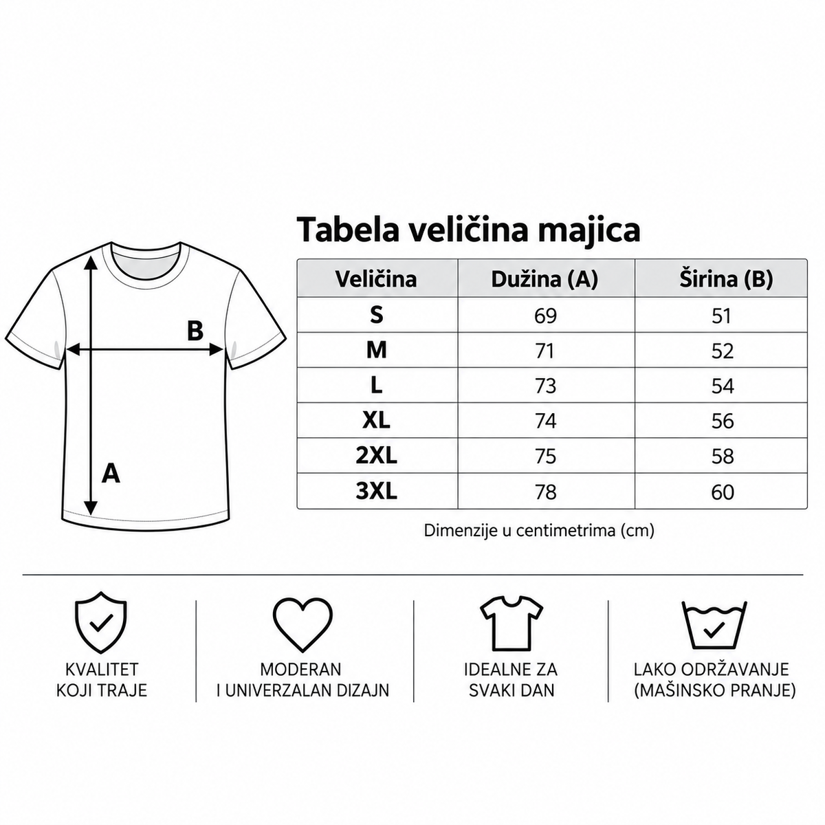 Komfort plus - crna bluza