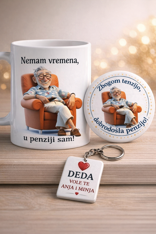 Set - Šolja + Bedz + Privezak