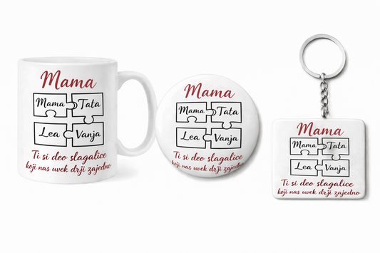 Set - Šolja + Bedz + Privezak