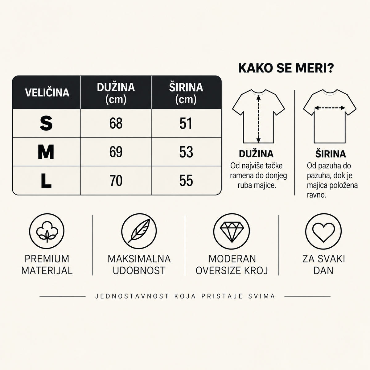 Ženska oversize majica BEŽ