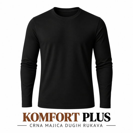 Komfort plus - crna bluza